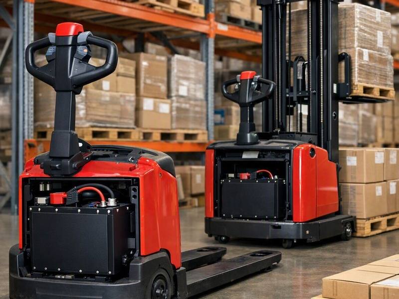 24V forklift lithium battery solution for logistics center picture