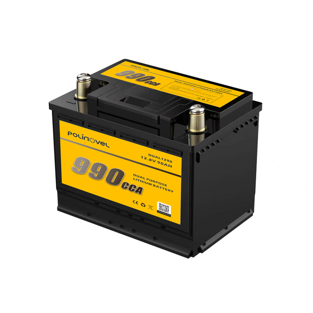 Dual Purpose 12V 990CCA Marine Crank Lithium Battery