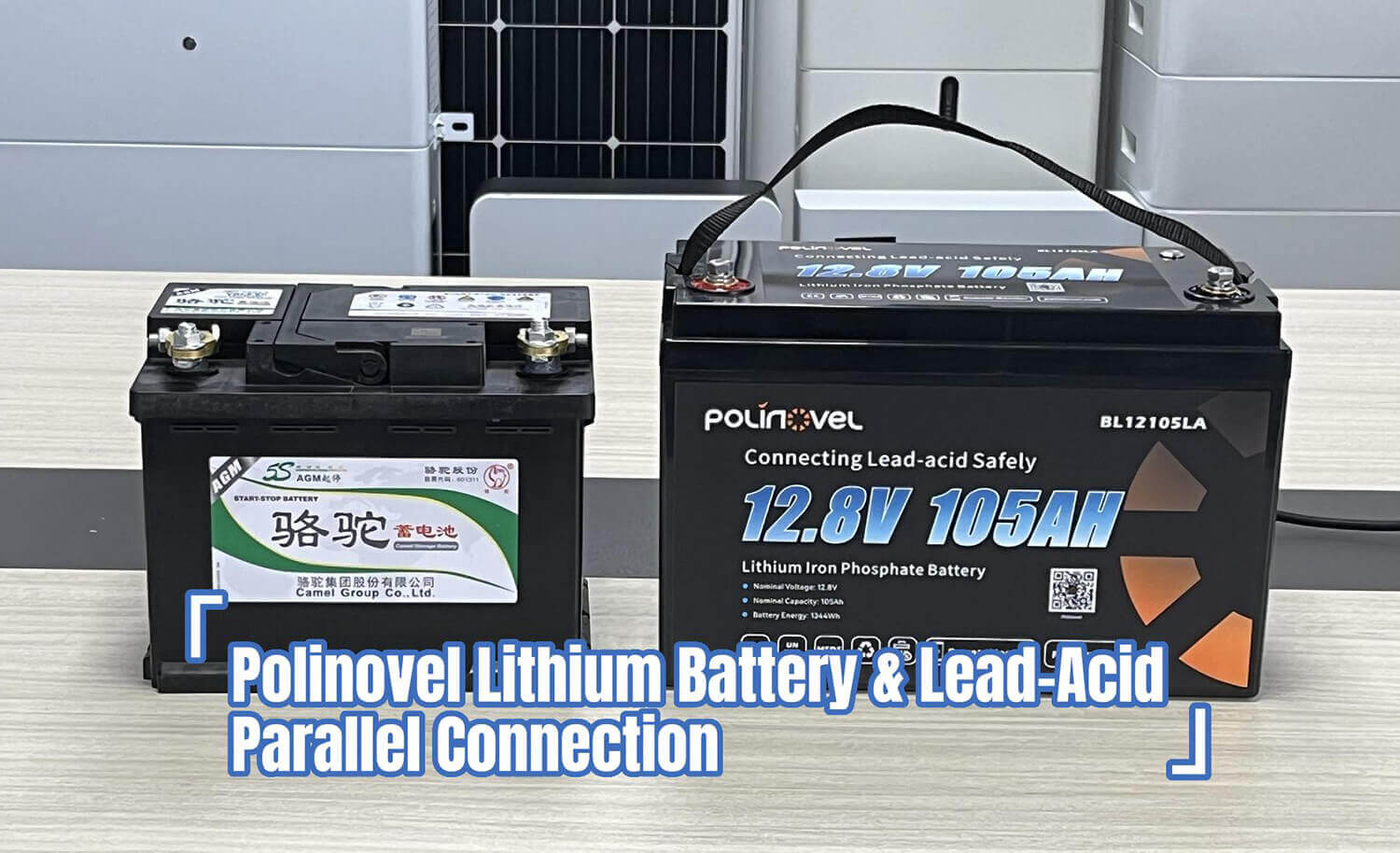 Polinovel Lithium Battery and Lead Acid Parallel Connection Test