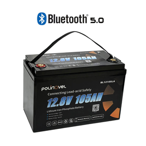 Can connect with LEAD ACID -- 12V 105Ah Lithium Bluetooth Battery BL12105LA