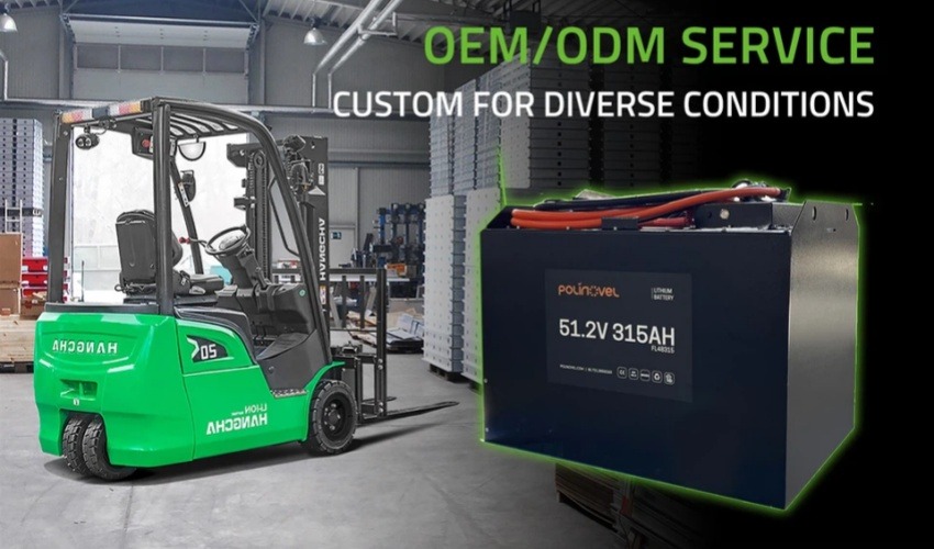 Technical Spotlight: The Polinovel 48V 315Ah Forklift Lithium Battery Solution