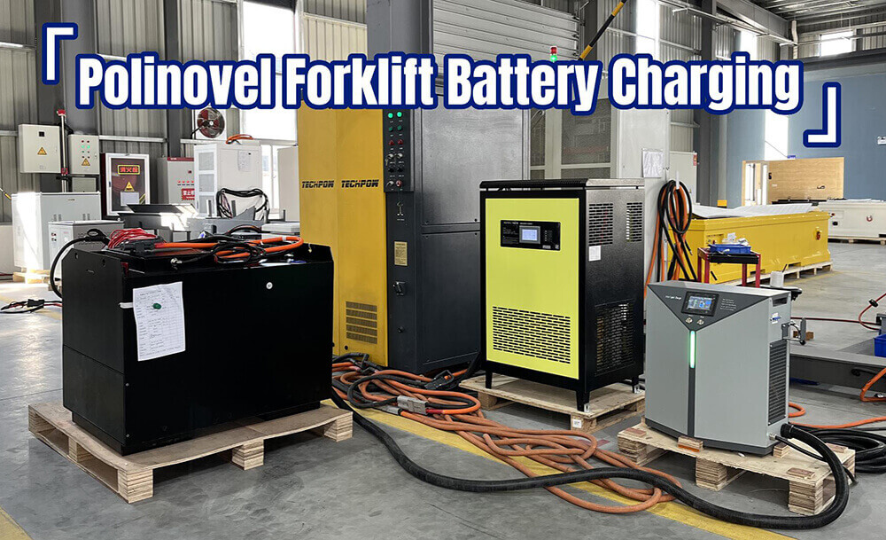 Polinovel supply high end forklift batteries and chargers