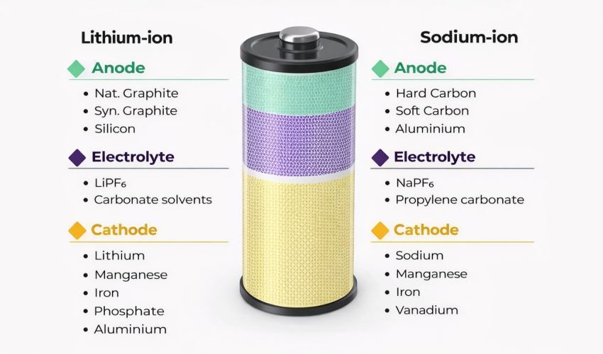 Sodium-Ion vs Lithium-Ion