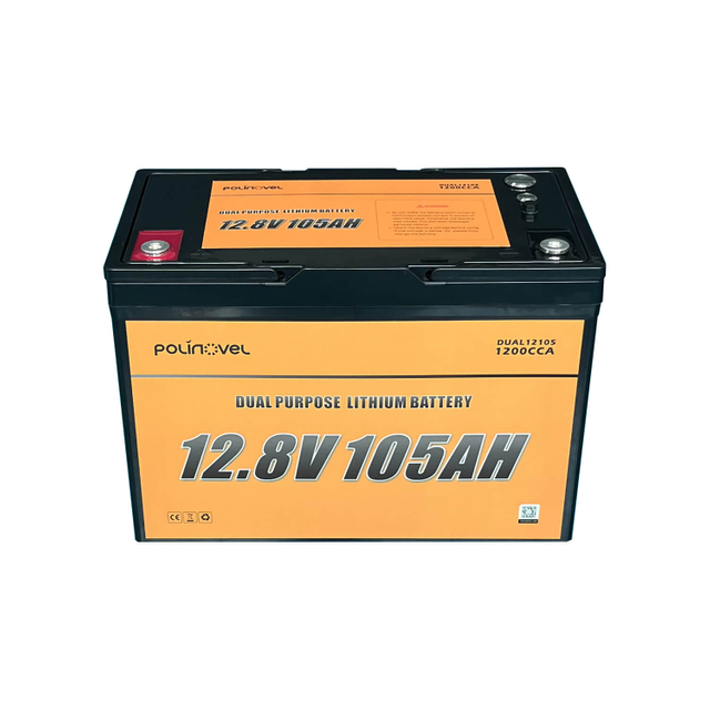 Can directly replace LEAD ACID -- 12V 105Ah Dual Purpose Lithium Battery
