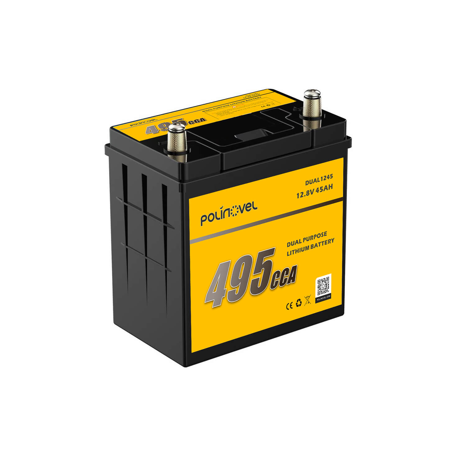 Dual Purpose 495CCA Lithium Deep Cycle Starting Battery