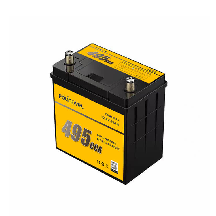 Dual Purpose 495CCA Lithium Deep Cycle Starting Battery