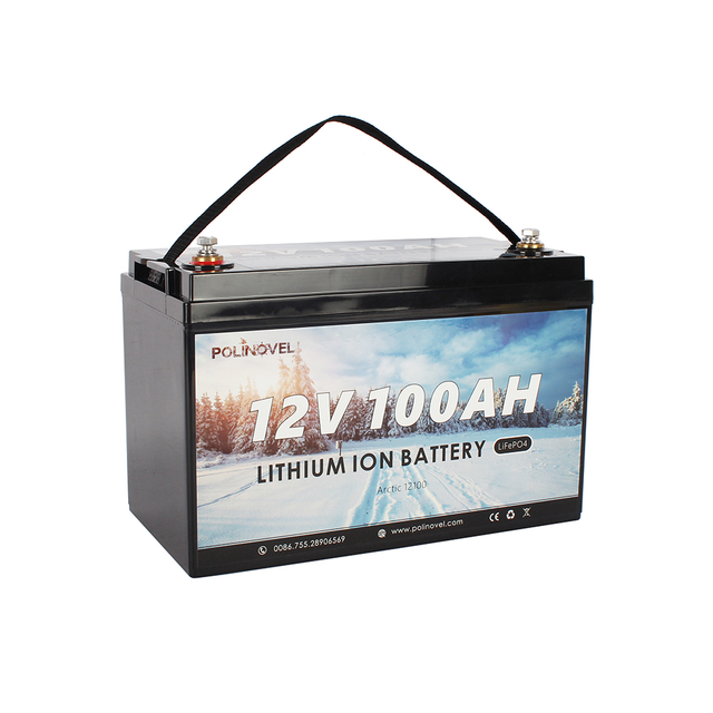 Low Temperature Deep Cycle 12V 100Ah Arctic Lithium Battery for Caravan