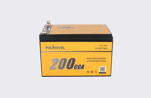 Premium Motorcycle 12V 7Ah 200CCA Lithium Starting Battery