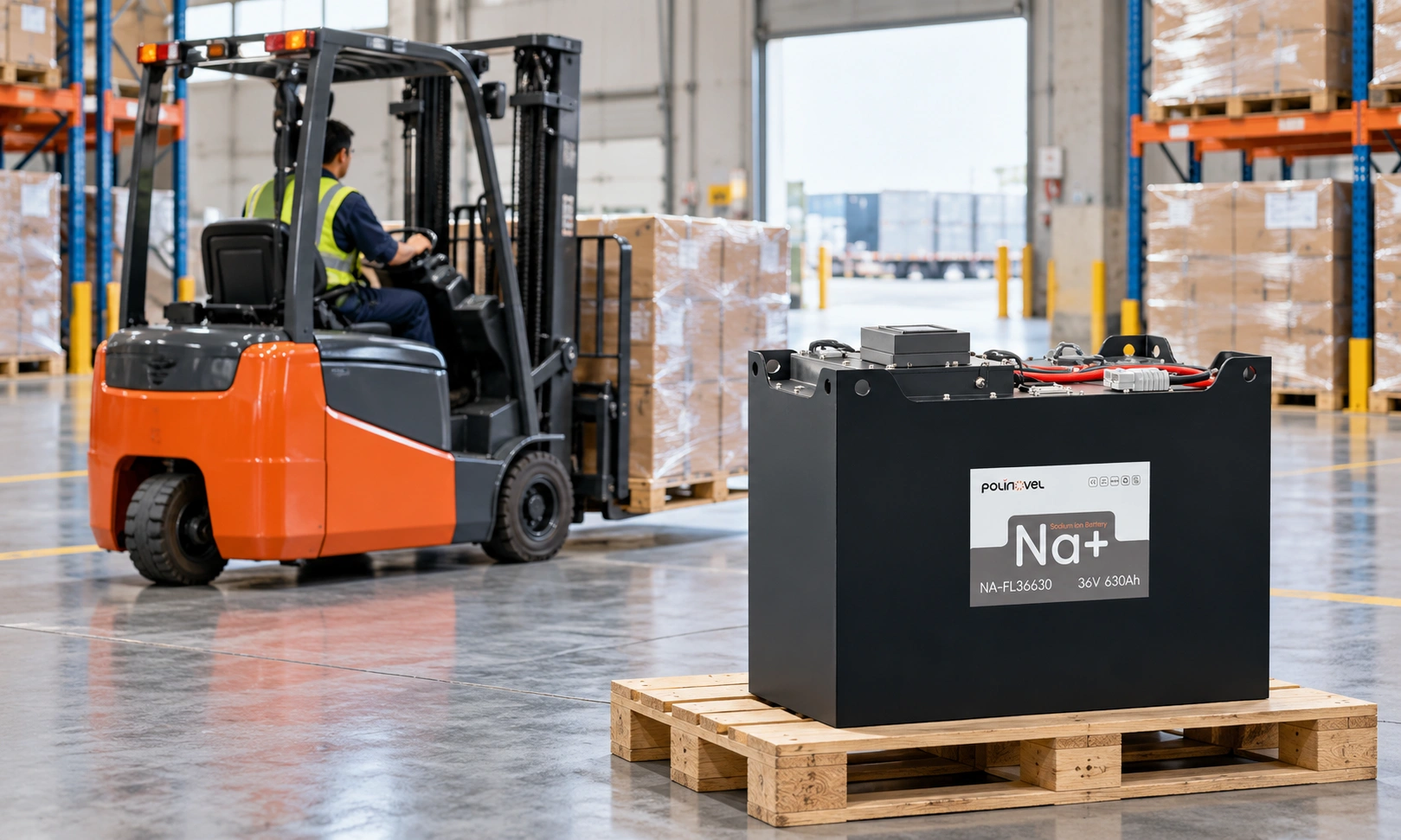 36V 630Ah Na ion Forklift Battery